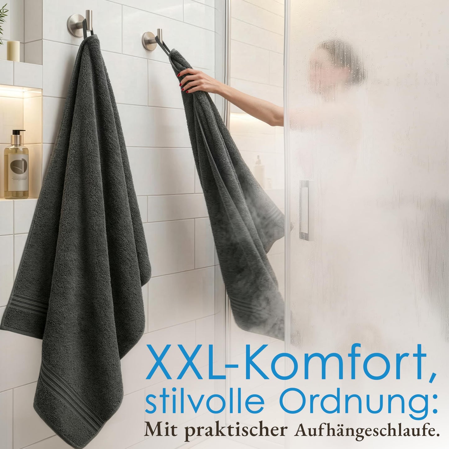Hammetex Bathrobe 100% Cotton Unisex for Men and Women Quality 400 g/m² Quality Soft Absorbent Terry Towelling Bathrobe for Couples with Pockets