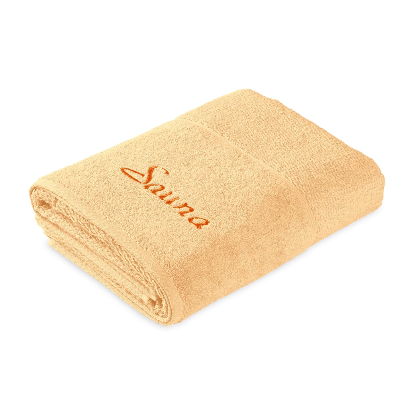 Frottana Pearl Sauna Towel, 100%-cotton, Maize, 80 x 200 cm