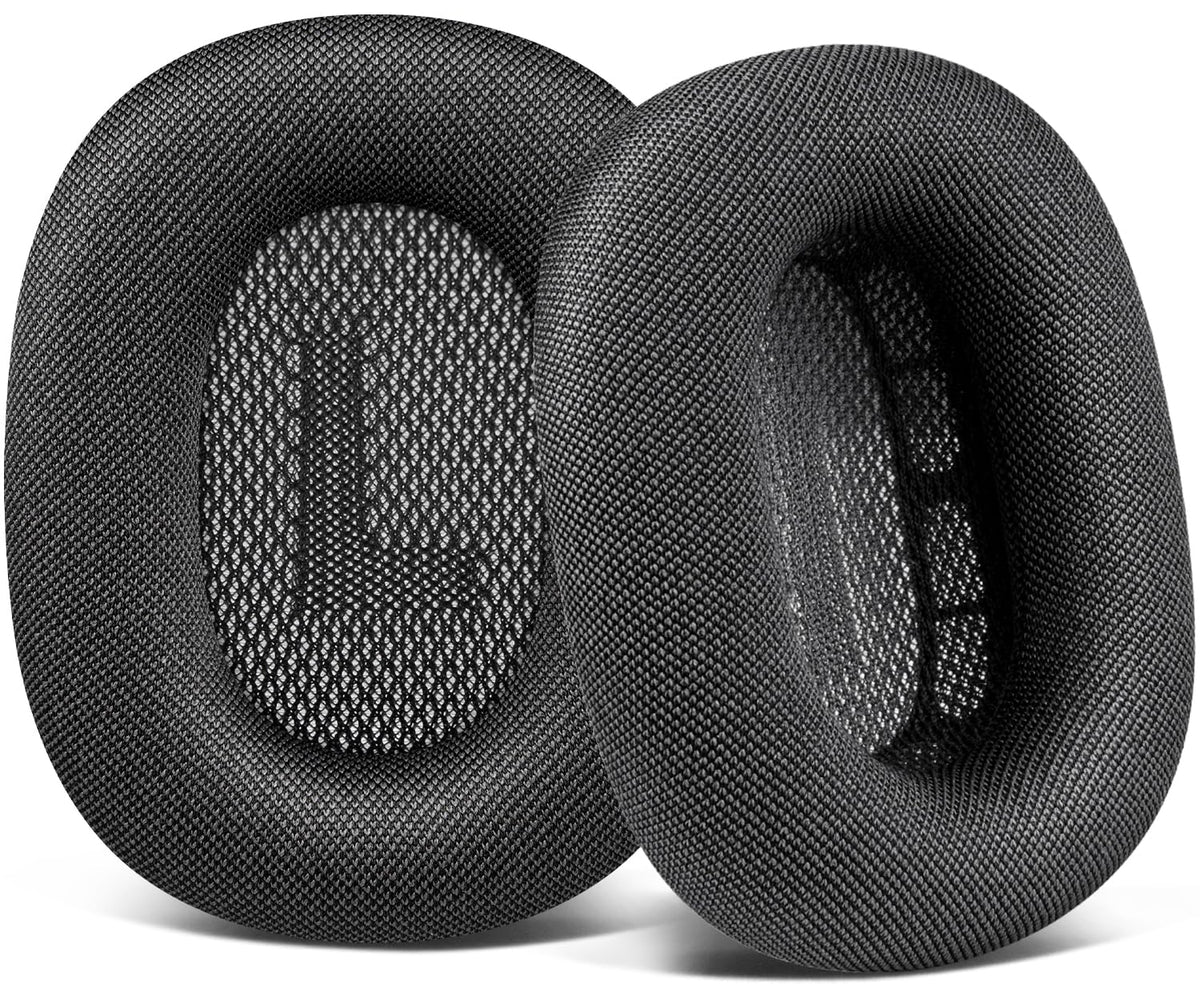 SOULWIT Replacement Earpads for Airpods Max Over-Ear Headphones, Ear Pads Cushions with Durable Mesh Fabric, Softer Foam - Space Gray