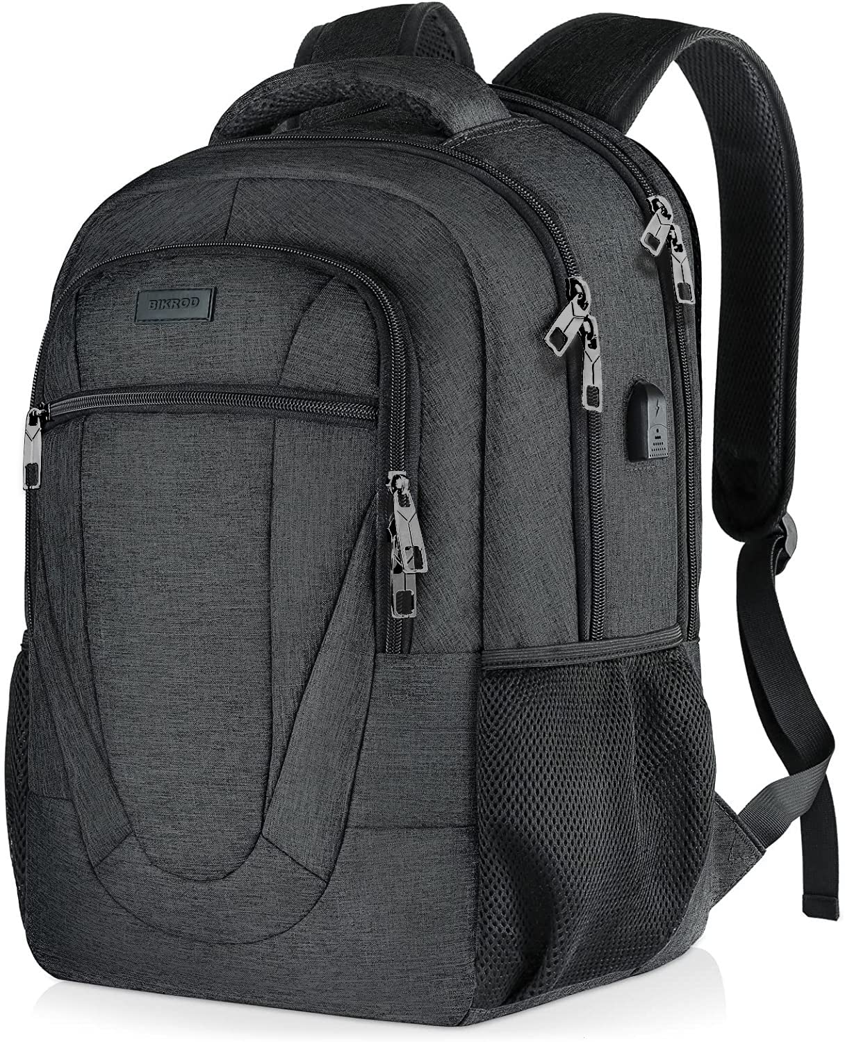Laptop Backpack, School Backpack for Boys Water Resistant School Bag with USB Charging Port, Business Anti Theft Durable 15.6 Inch Laptop Bag, Gifts,