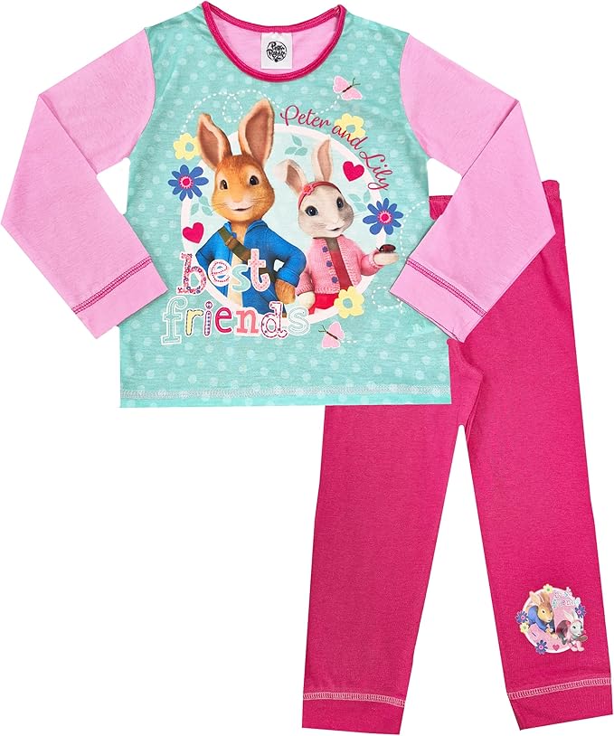 Peter Rabbit Girls Pyjamas Character Nightwear 3-4 years
