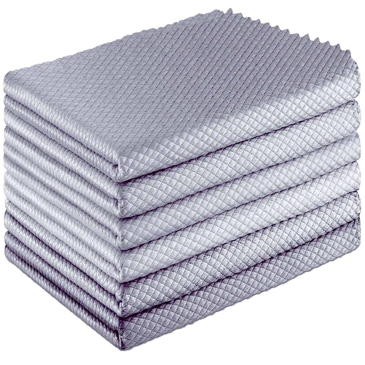 HIDMD Microfibre Cleaning Cloths Microfiber Lint free Cloths Towels Polishing Cloths for Dishes Glasses Car Windows Mirrors Screen TV Tablets Camera