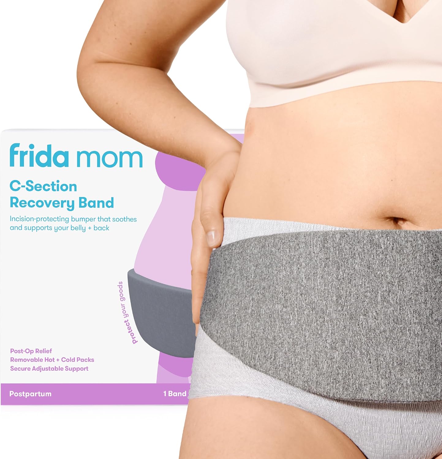 Frida Mom C-Section Hot & Cold Therapy Belly Binder, Used- very good, open, scruffy box