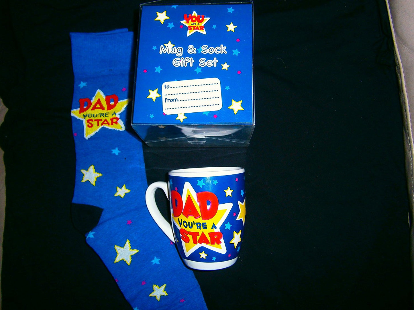 dad you re a star mug & sock gift set