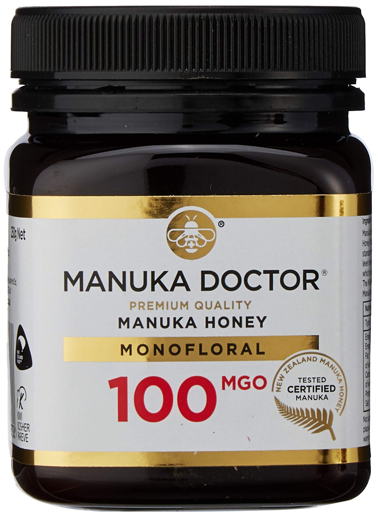 Manuka Doctor 15 Plus Honey with Aloe Vera (250 g, 100 MGO)
