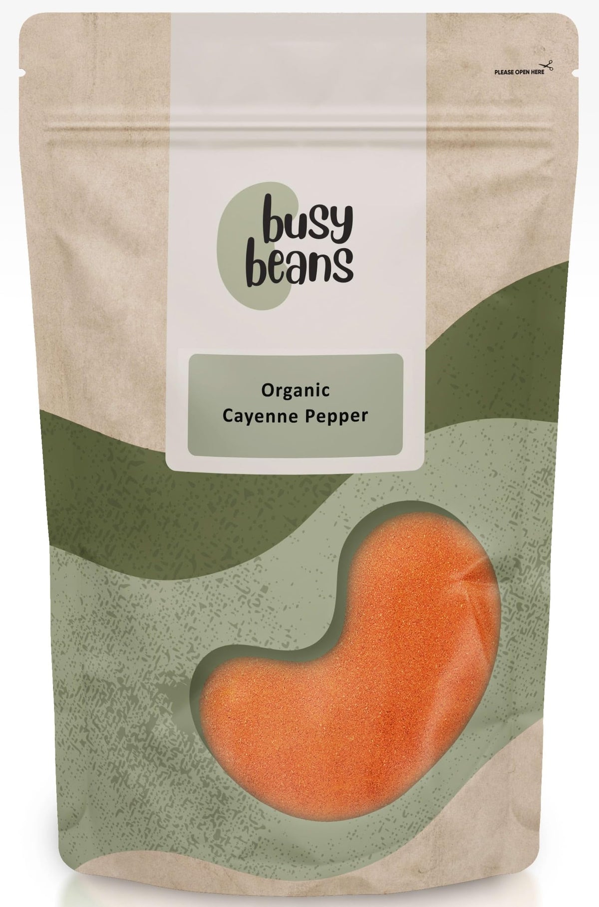 Organic Cayenne Pepper - Certified Organic - by Busy Beans Organic (500g)