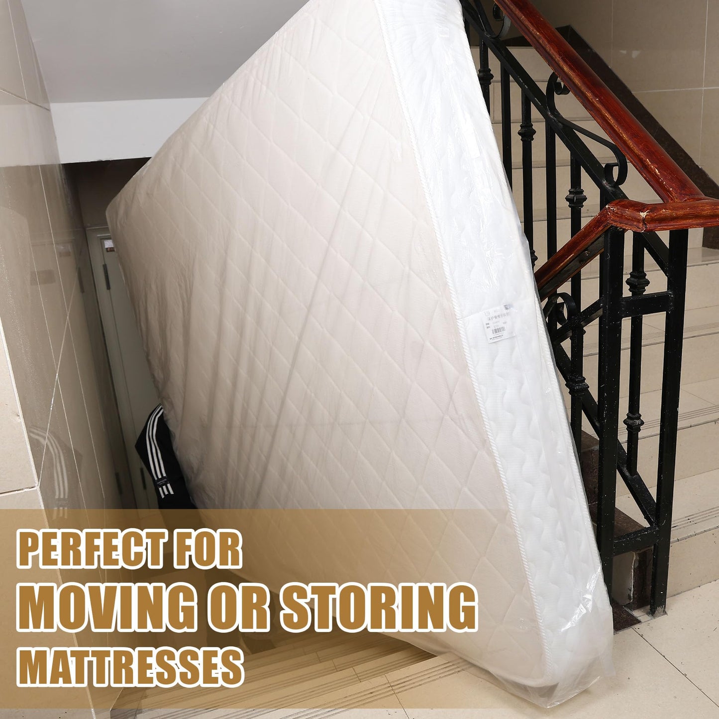 Super King Mattress Cover for Moving Mattress Bags for Storage Transport