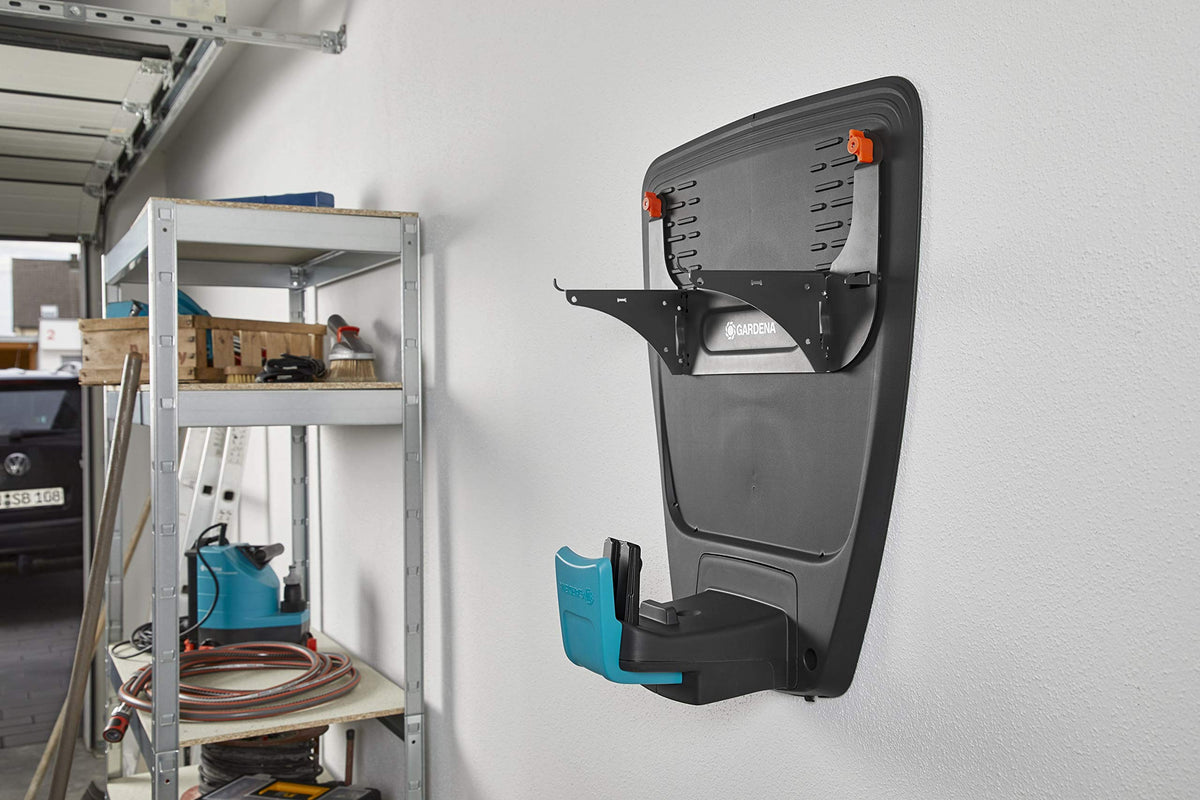 Gardena Wall Hanger: Wall Hanger for All SILENO Models ? minimo, City and Life ? Protection from Sun and rain, Space-Saving Storage, Easy to Install,