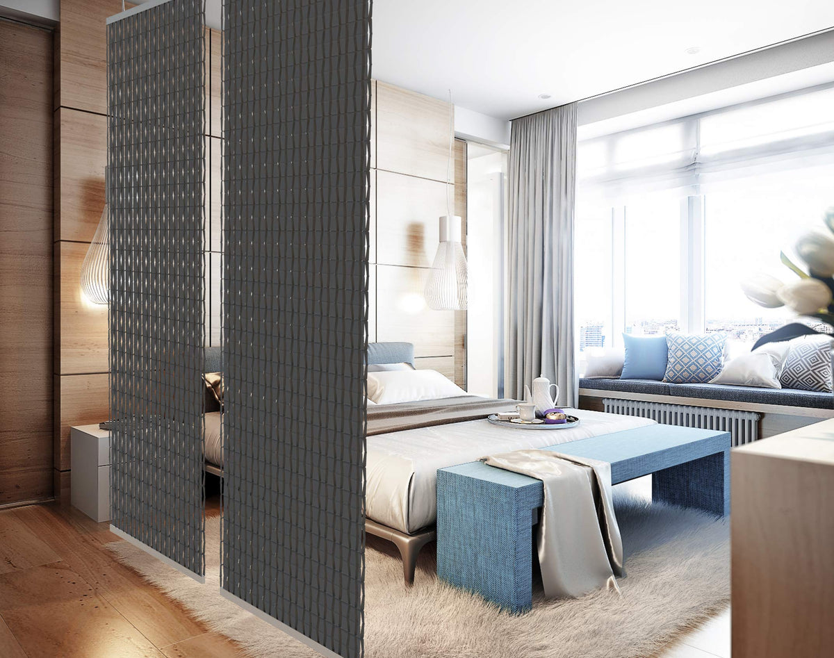 YourCasa - Hanging Room Divider | Eye-catching Decoration | Translucent Screen - 118 x 240 cm - Privacy Protection - Multifunctional