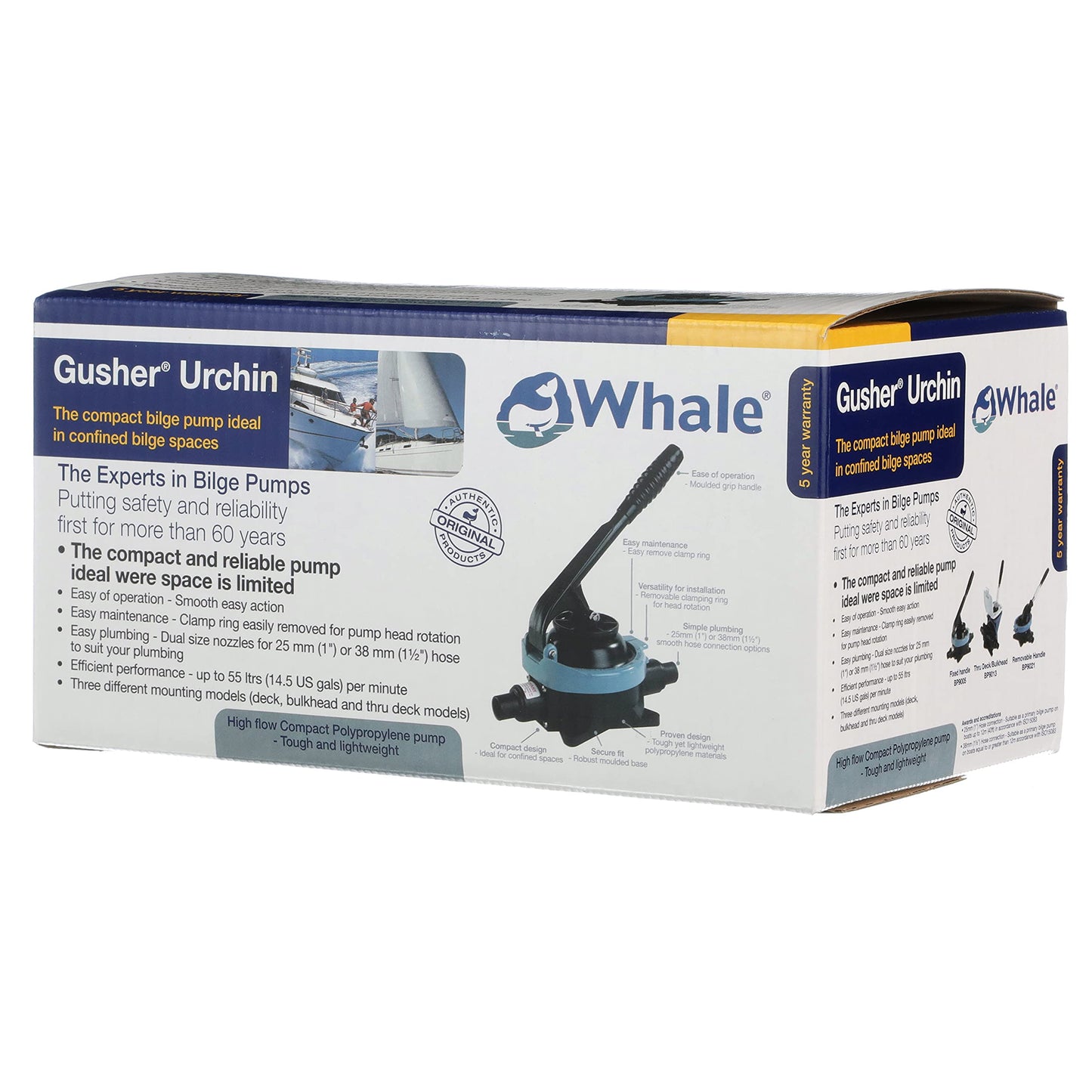Whale BP9005 Gusher Urchin Waste Water Pump (43LPM / Fixed Handle)