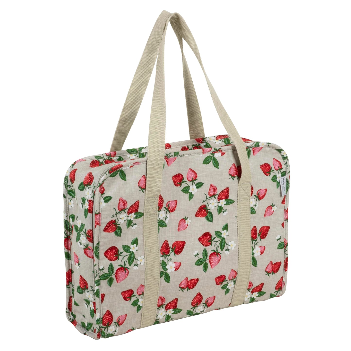 Hobby Gift Exclusive Project Case ? Sewing & Yarn Storage, Craft & Knitting Bag for Classes & Travel, 3 Plastic Pocket Inserts for Accessories &