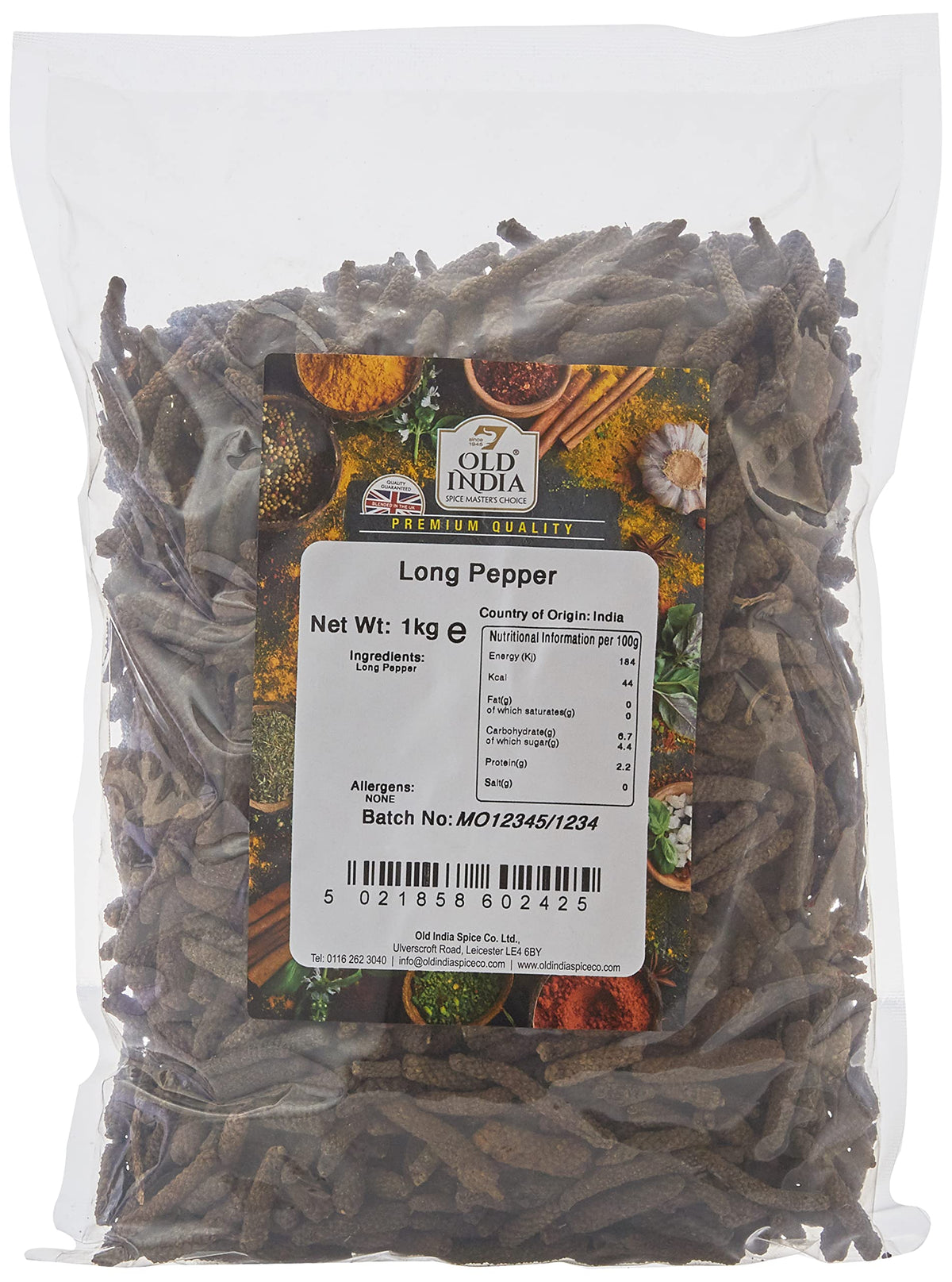 Old India Long Pepper 1kg