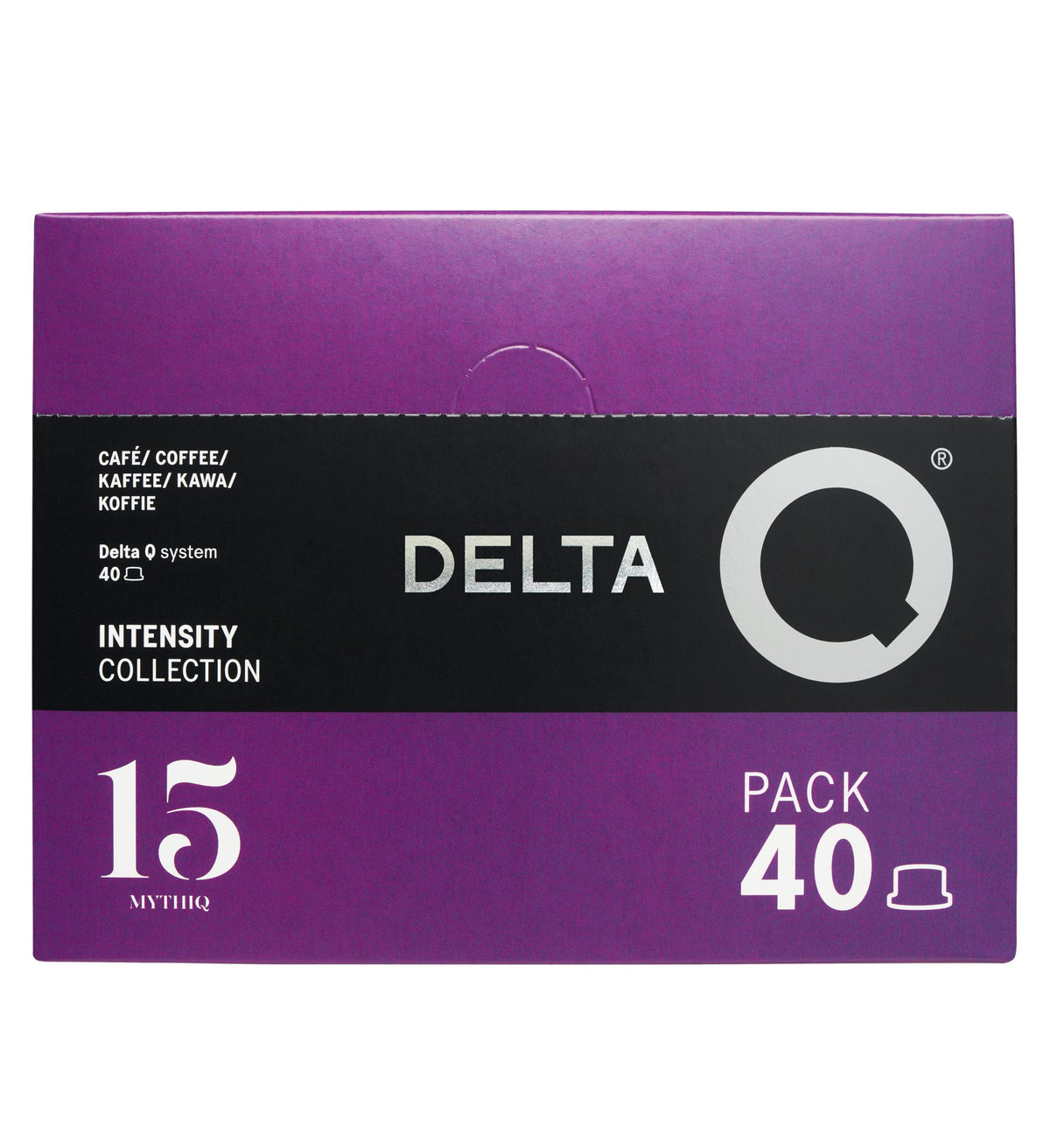 Capsula Delta Q Mythiq Intens. 15 Pack 40