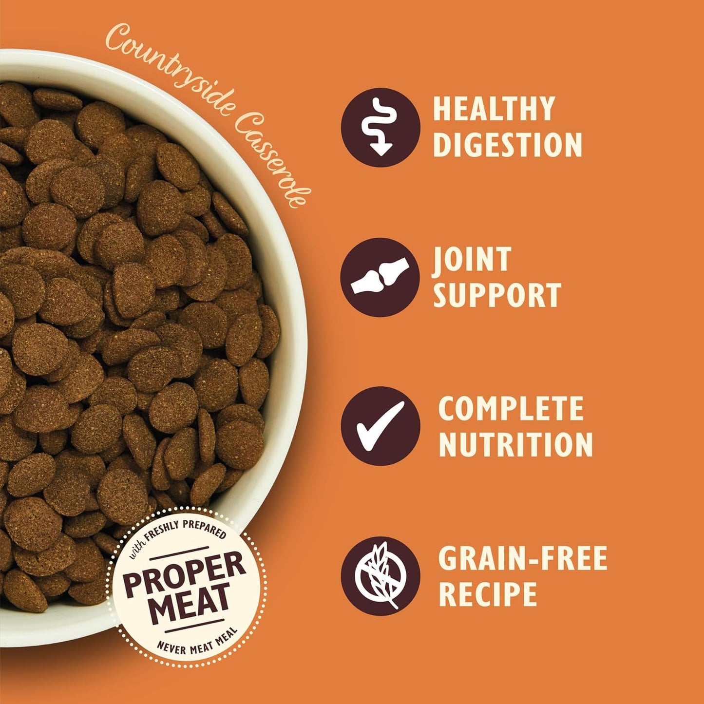 Natural Adult Dry Dog Food Chicken & Duck Grain-Free Recipe 4 x 1kg