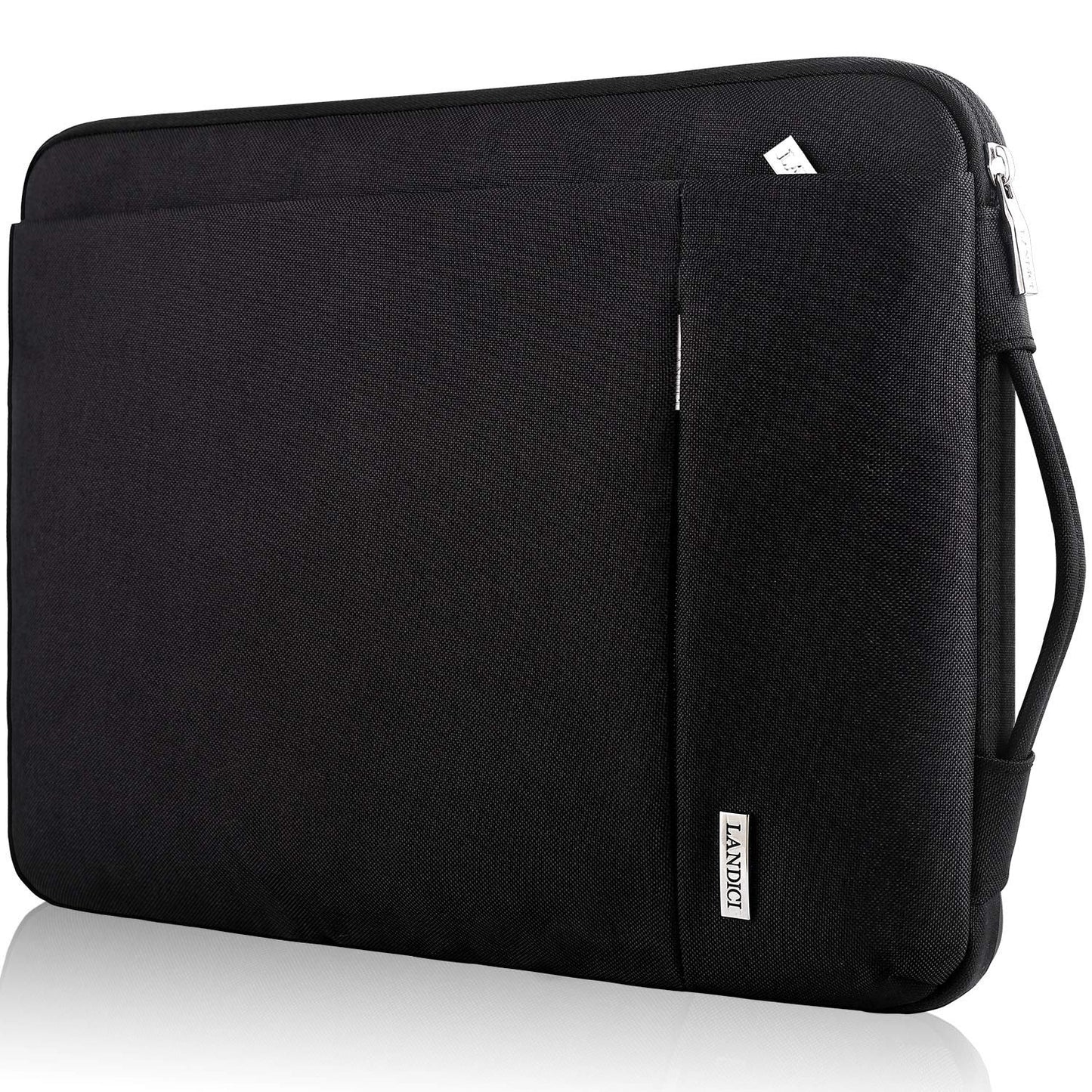 LANDICI 360?Protective Laptop Sleeve Case 13 13.3 14 Inch, Waterproof Computer Bag Cover with Handle for 2020-2024 MacBook Air 13 M2/M3, MacBook Pro