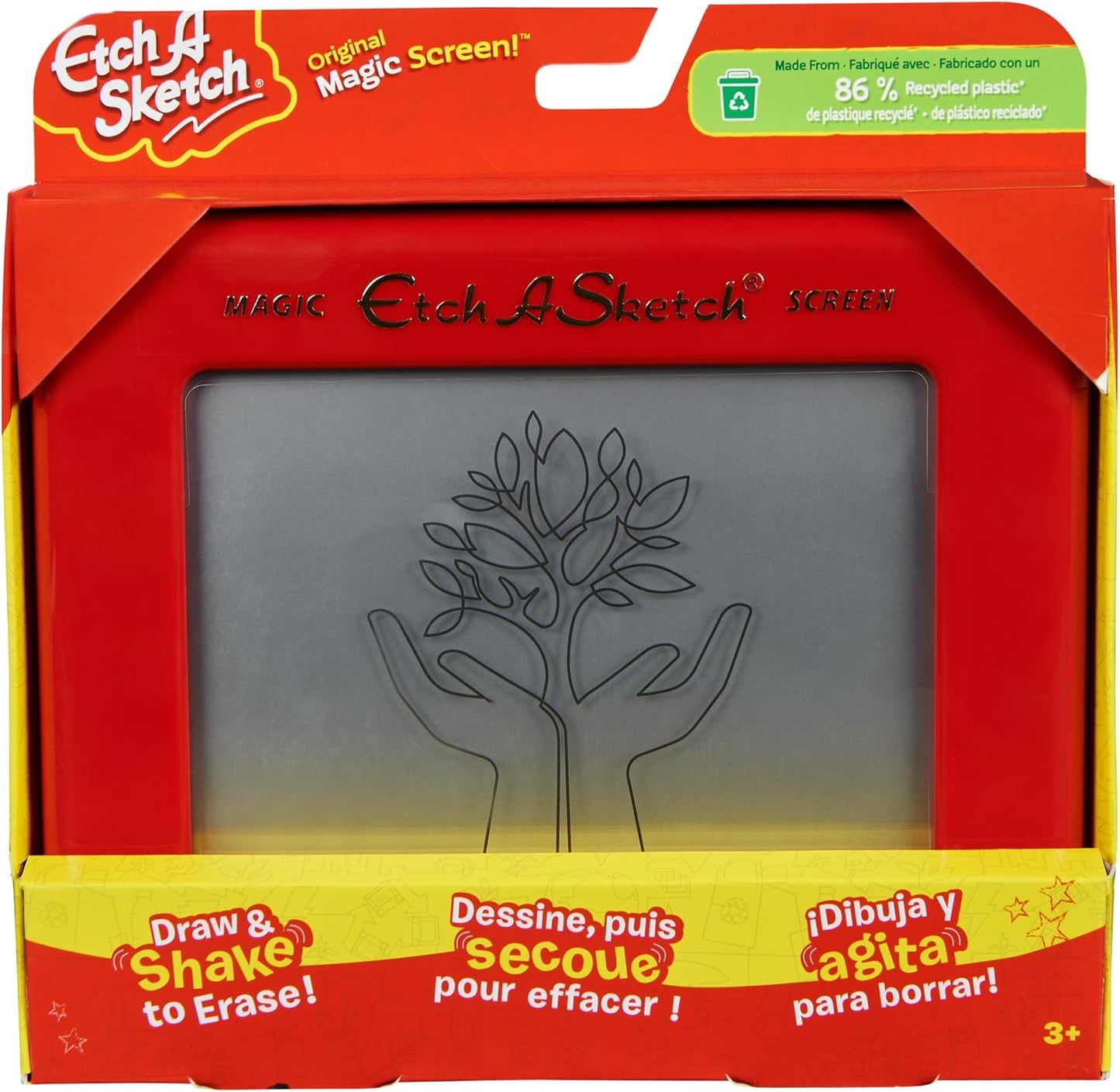 Etch A Sketch Original Magic Screen, Children's Magnetic Board, New but damaged box