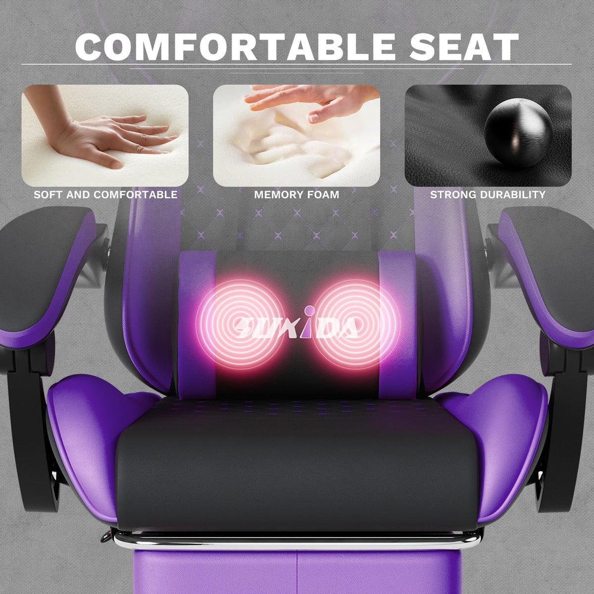 Gaming Ergonomic chair with Footrest Office Computer Chairs for Adults