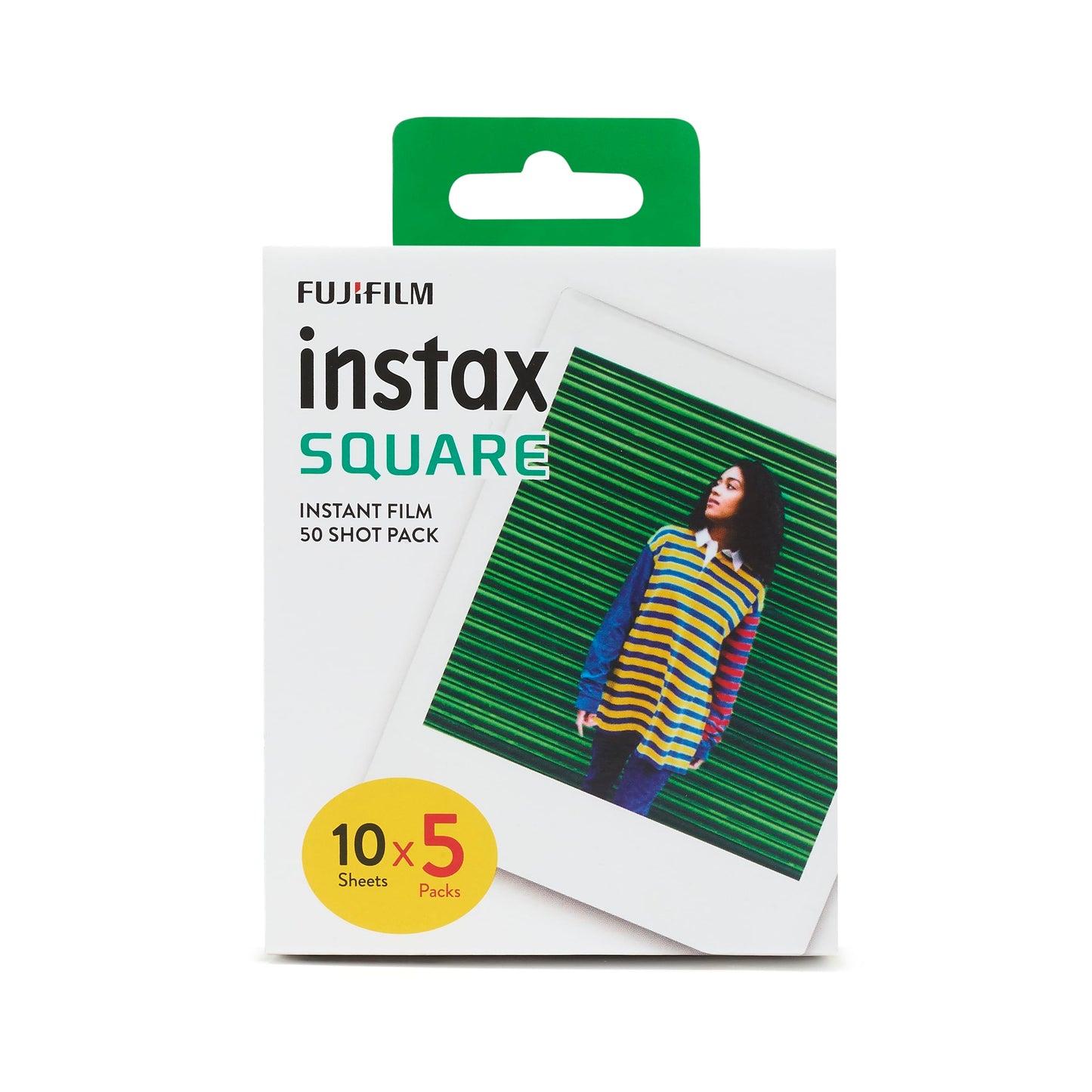 instax SQUARE instant Film 50 shot pack, white Border, suitable for all instax SQUARE cameras and printers