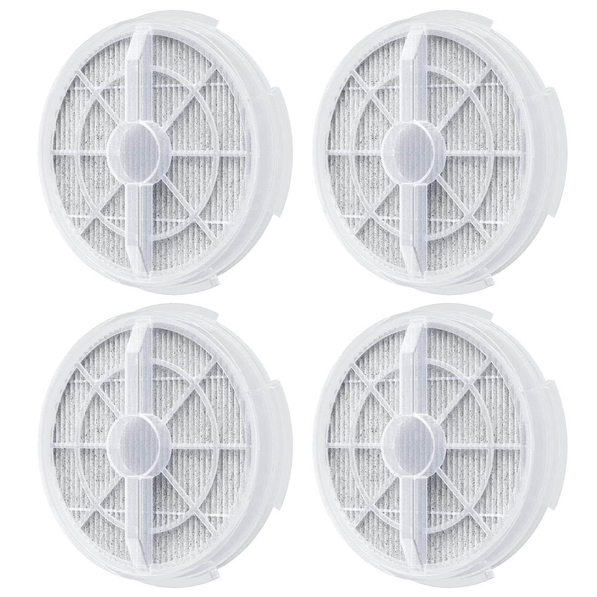 4 Pack GL2103 HEPA Replacement Filter for RIGOGLIOSO GL-2103, JINPUS GL-2103, RIGOGLIOSO SY900S Air Purifier, 2-in-1 HEPA Filters and Activated Carbon