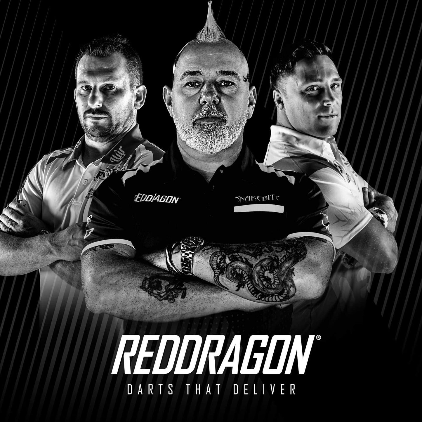 RED DRAGON Lethal Magic 25g Tungsten Darts Set with Flights and Stems
