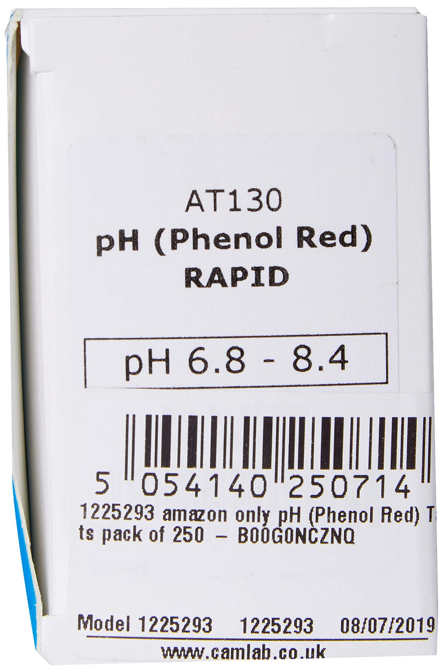 Palintest AT 130 pH Phenol Red Tablets - Box of 250 Tablets