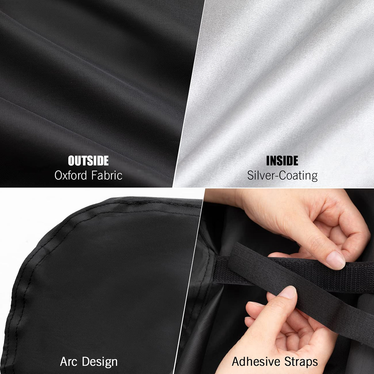 Velway Gas Grill Cover Barbecue Cover Waterproof Heavy Duty 210D Oxford Fabric Outdoor BBQ Cover UV protection Dust-Proof Windproof Weatherproof
