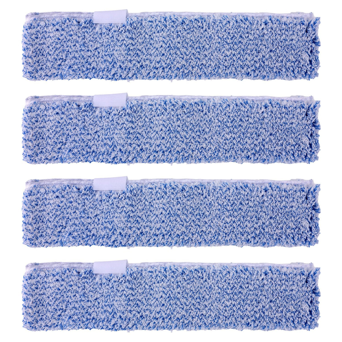 Gosknor 4 Pack Microfiber Window Scrubber Refill Replacement, 14" Reusable & Washable Squeegee Cloth Sleeve Compatible with MR.SIGA Window Glass