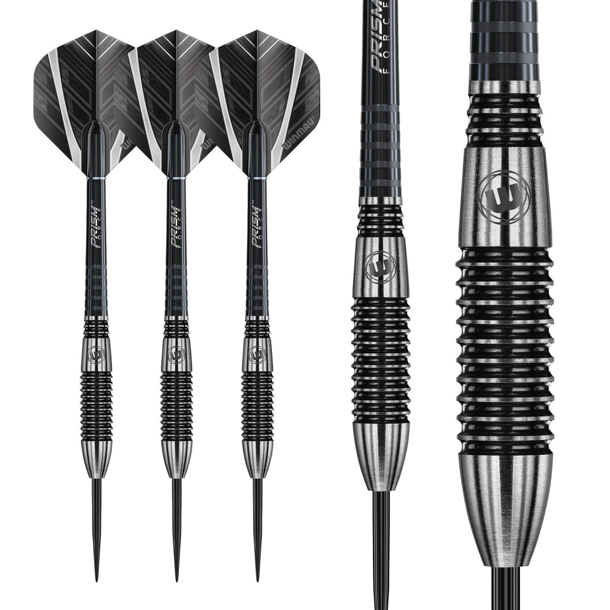 WINMAU Blackout 26 Gram Tungsten Darts Set with Flights and Shafts (Stems)