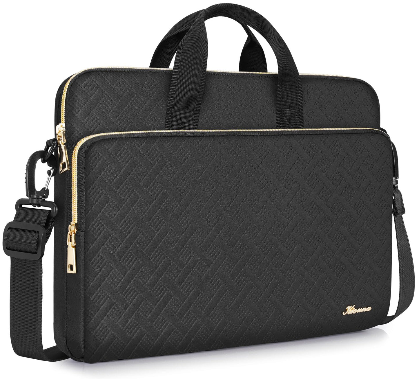 KIZUNA Laptop Sleeve Case 15.6 Inch Shoulder Bag Computer Handbag for 16" MacBook Pro Air M1 M2 Max/16 Lenovo IdeaPad Flex 5i/15 IdeaPad Gaming 3i