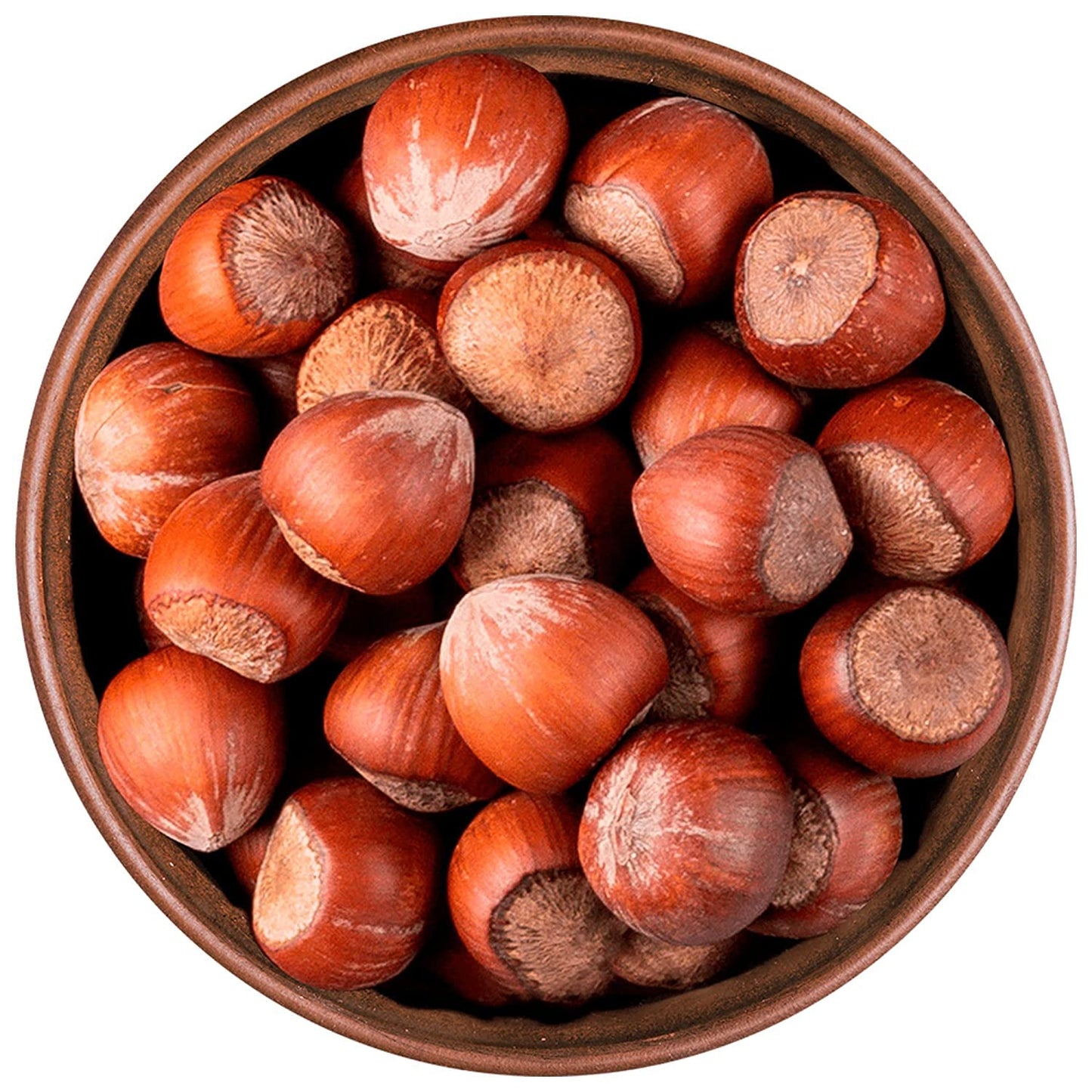 Raw Hazelnuts in Shell, Bulk Nuts in Shell, Fresh Large Nuts Premium Shelled (1 KG)