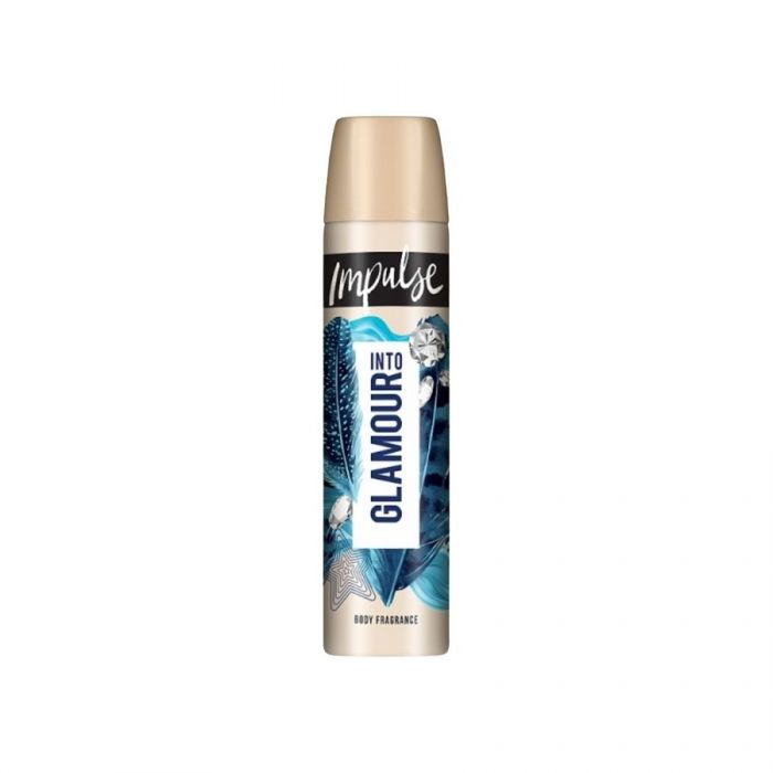 6 x Impulse Body Spray Into Glamour 75 Ml