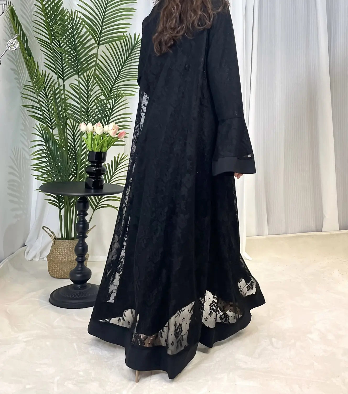 Bell Sleeve Abaya - Professional Elegance
