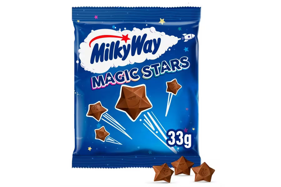 36 x Milky Way Magic Stars Chocolate Bag - 33G
