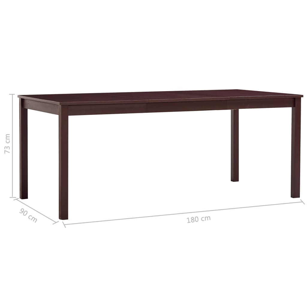 Modern Wooden Large 6 Person Pinewood Dining Table Wood Dinner Tables