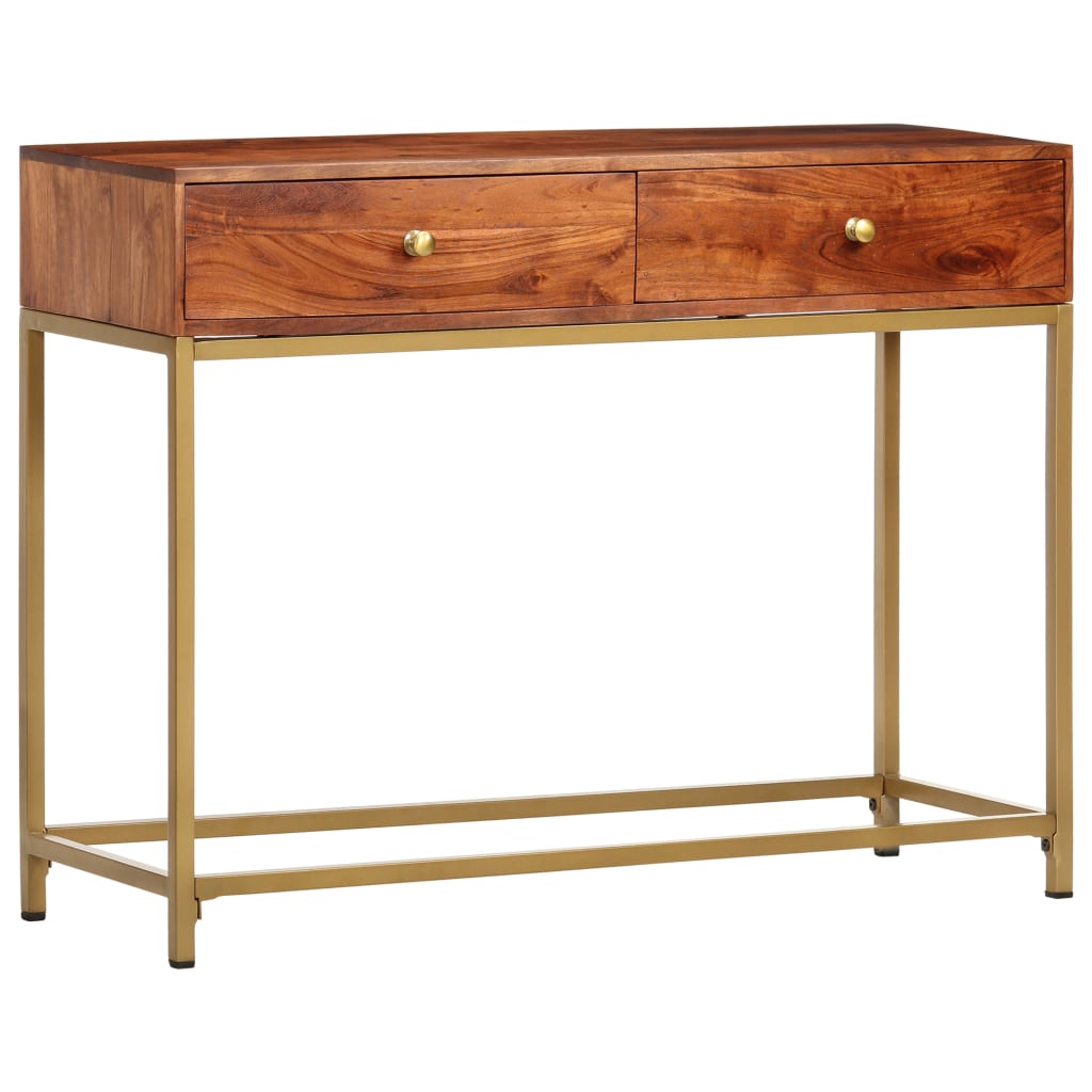 Console Table 100x35x76 cm Solid Acacia Wood