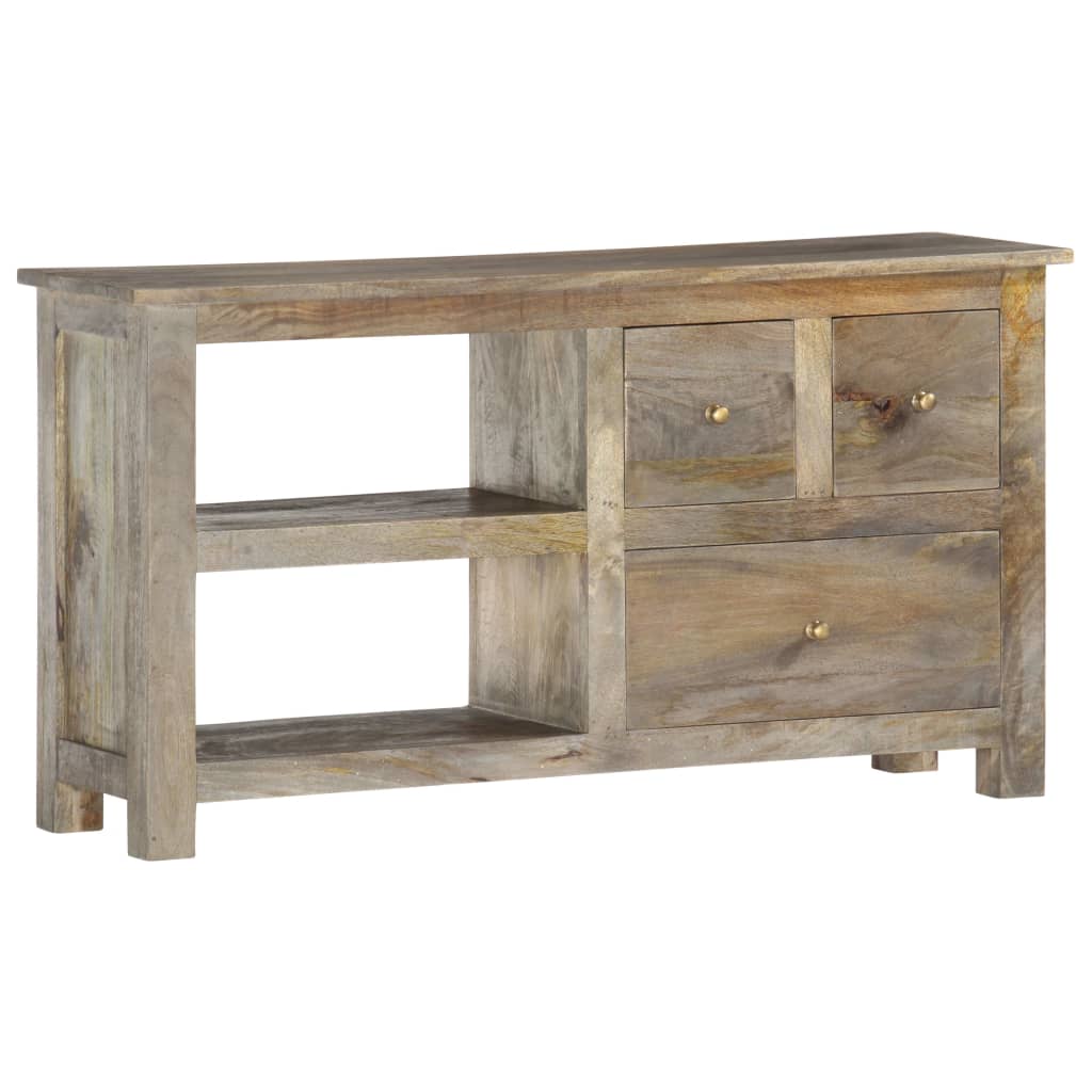 TV Cabinet 100x30x55 cm Solid Mango Wood