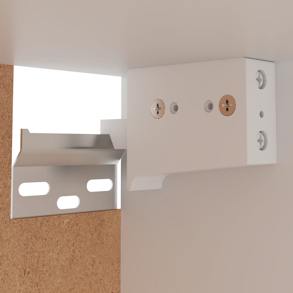 Hanging Cabinet Lyon White 29.5x31x60 cm Engineered Wood