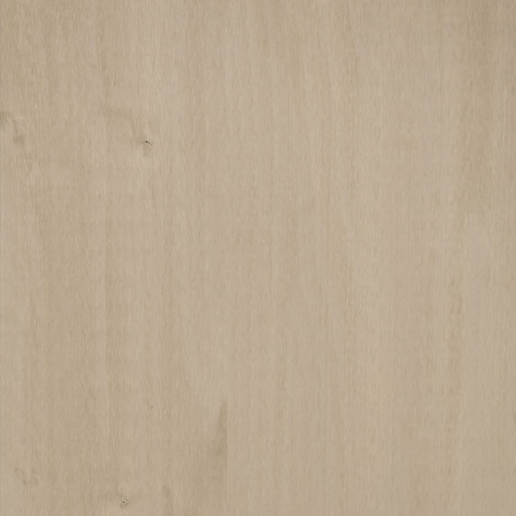 Wardrobe HAMAR Honey Brown 89x50x180 cm Solid Wood Pine