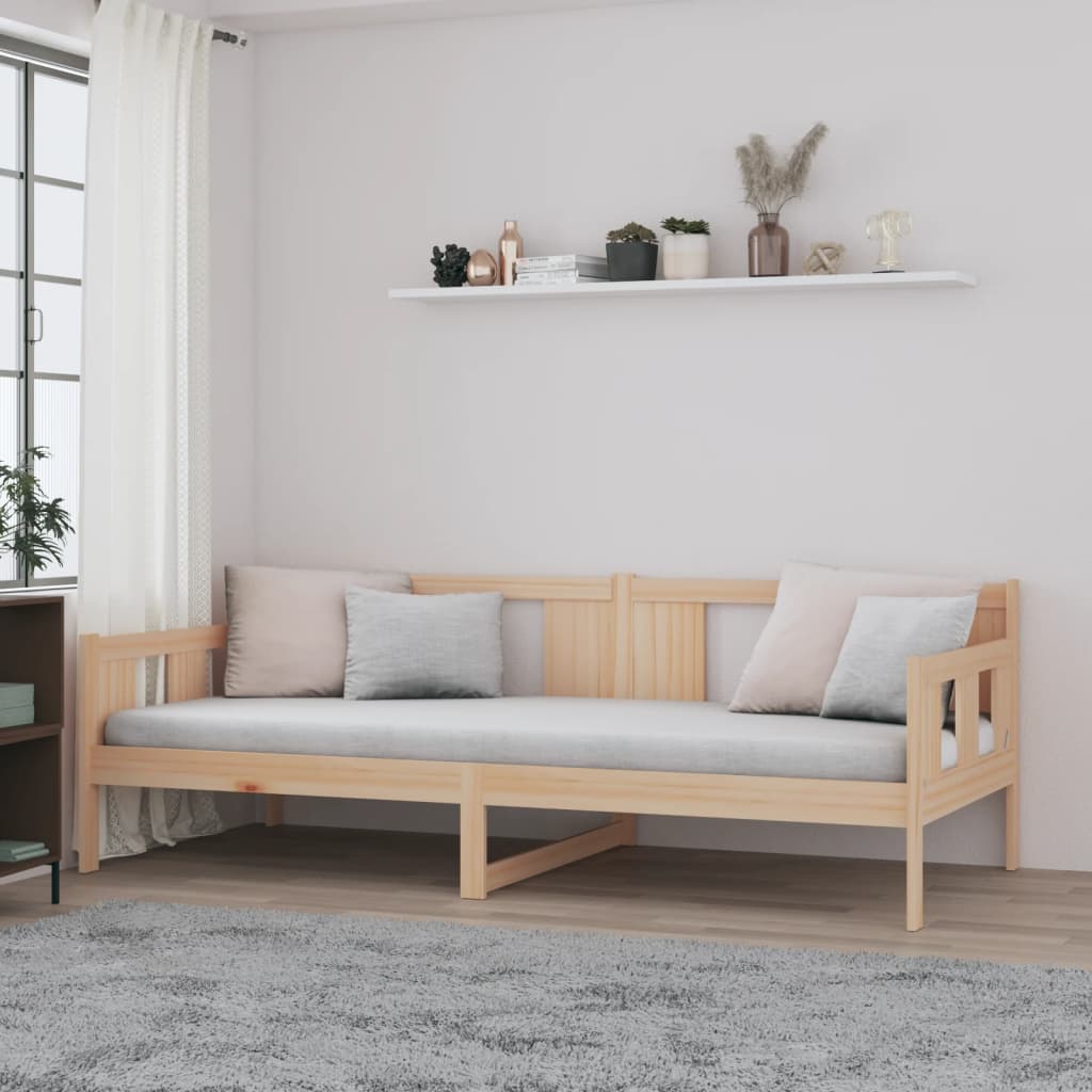 Day Bed Without Mattress Solid Wood Pine Single