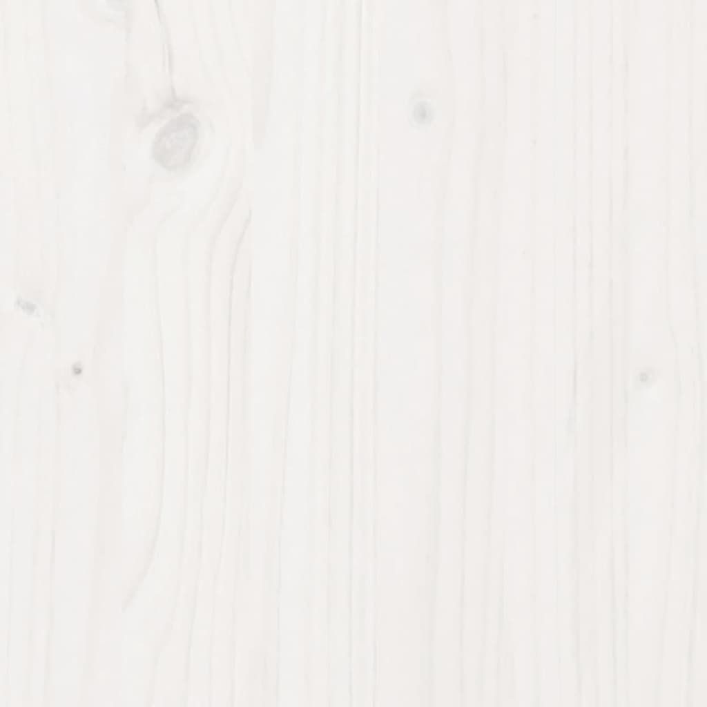 Highboard White 34x40x108.5 cm Solid Wood Pine