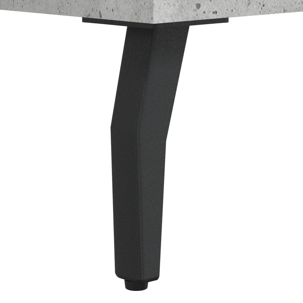 Highboard Concrete Grey 34.5x34x180 cm Engineered Wood