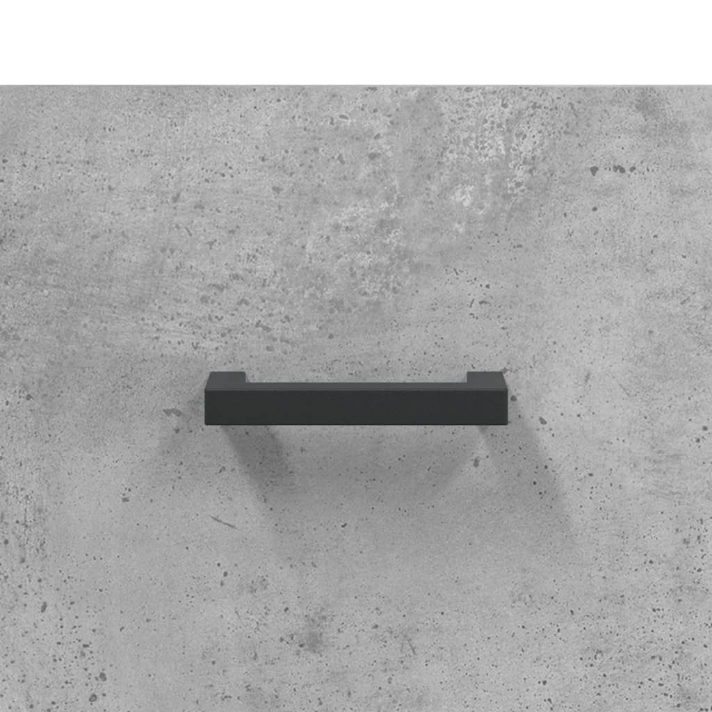 Sideboard Concrete Grey 69.5x34x90 cm Engineered Wood