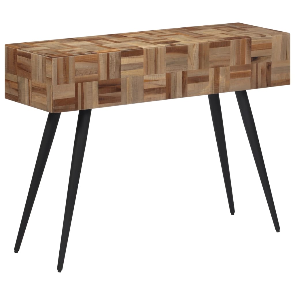 Console Table 110x34x80 cm Solid Reclaimed Teak