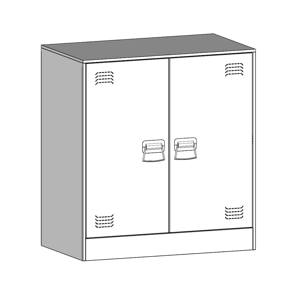 Sideboard Pink 67x39x73 cm Steel