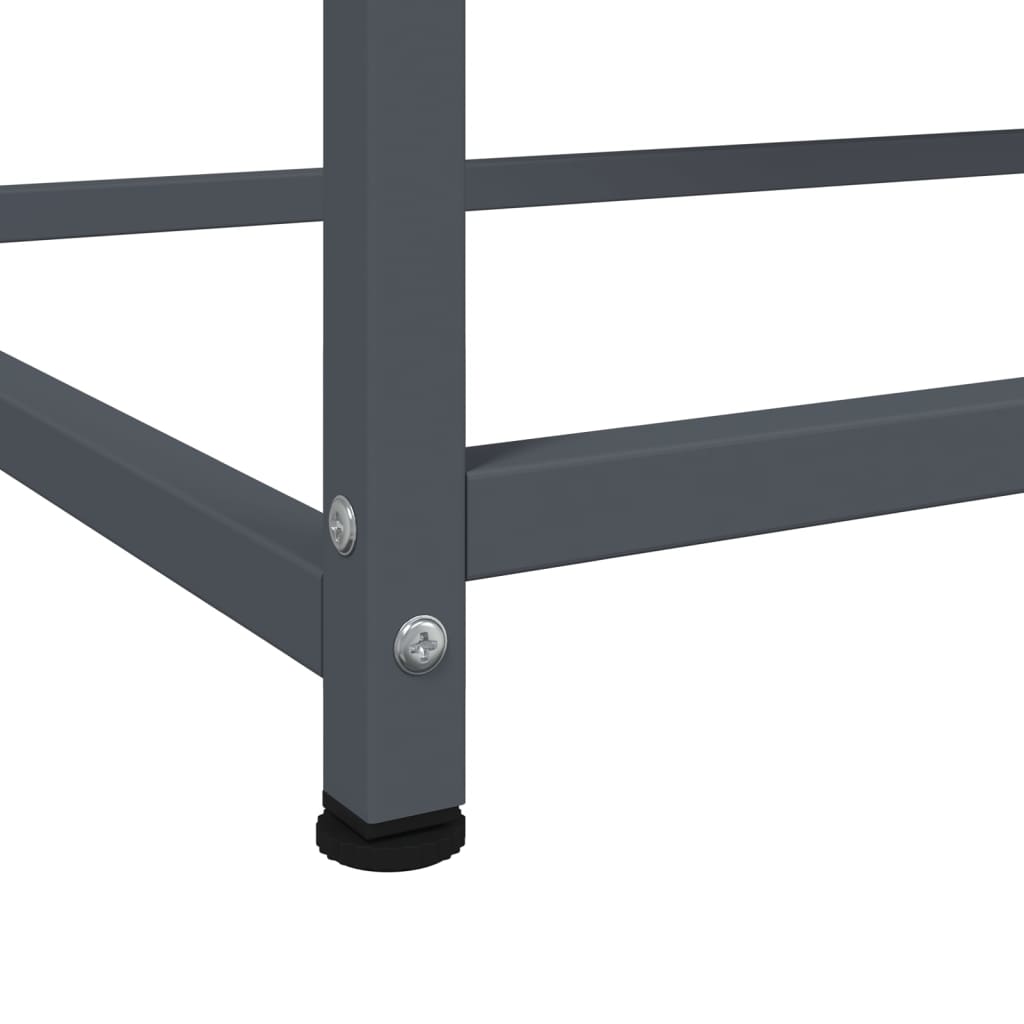 Highboard Anthracite 100.5x39x107 cm Steel