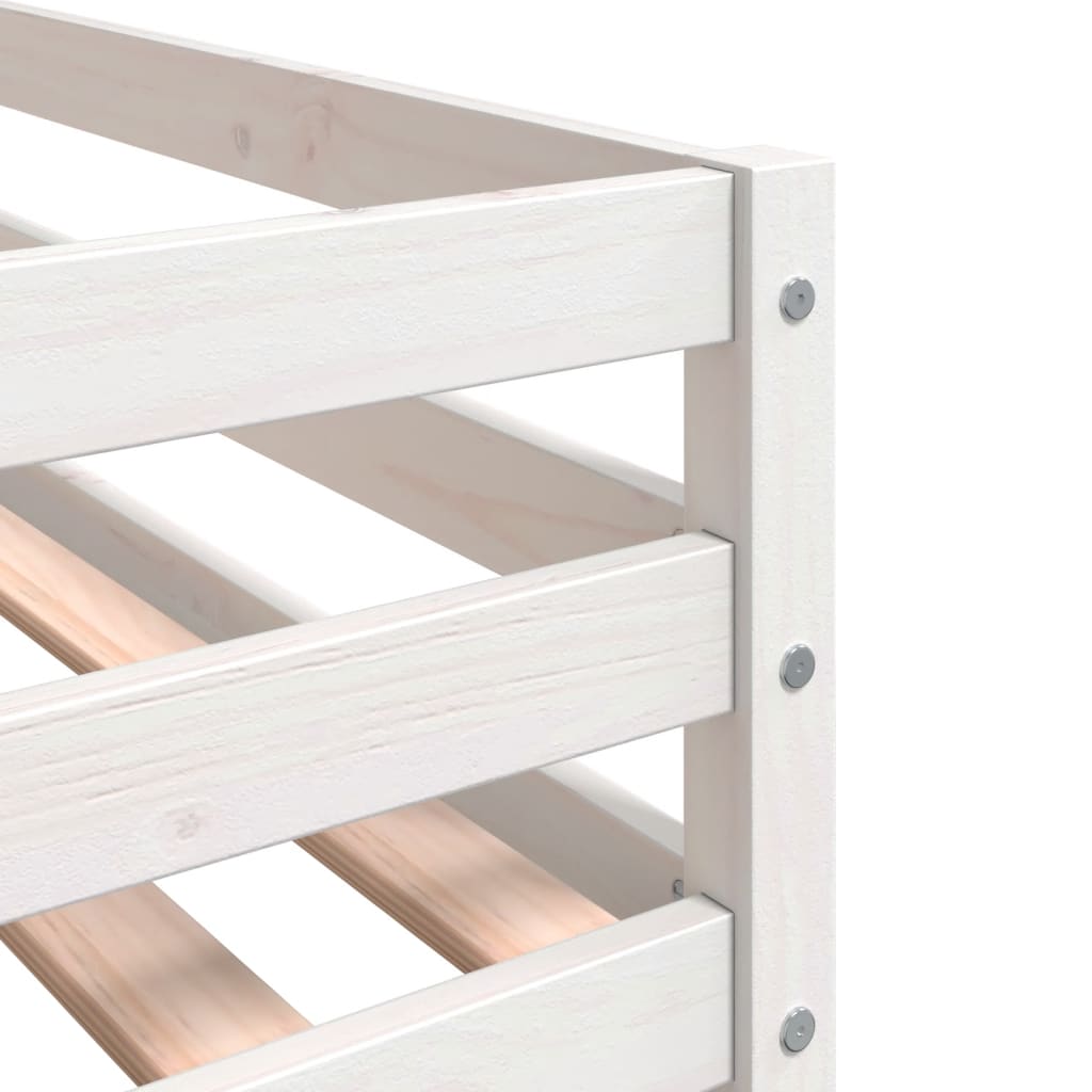 Bunk Bed without Mattress Blue 90x200 cm Solid Wood Pine
