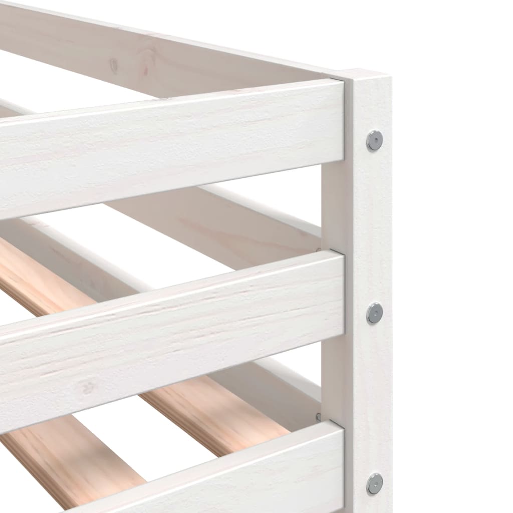 Bunk Bed without Mattress Blue 90x200 cm Solid Wood Pine