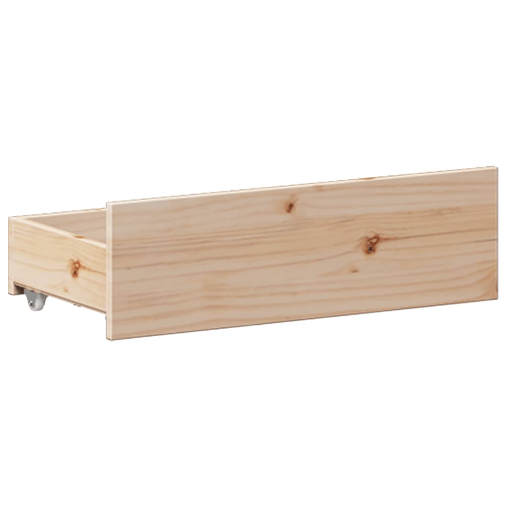 Bookcase Bed without Mattress 150x200 cm King Solid Wood Pine