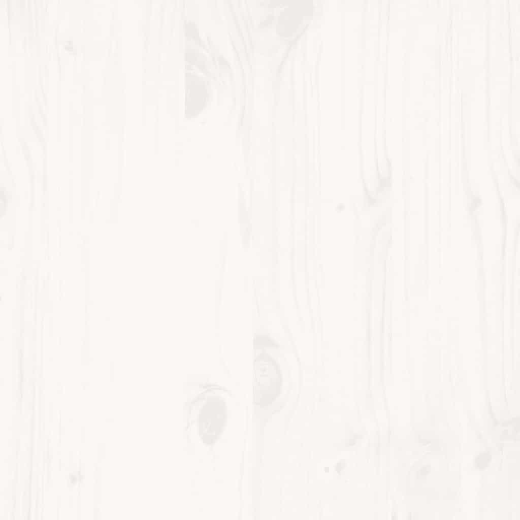 Bed frame without Mattress White 180x200 cm Super King Solid Wood Pine