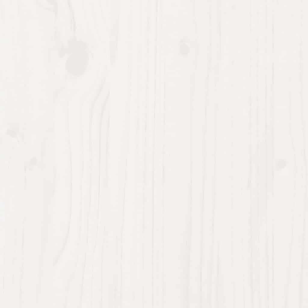 Bed Frame without Mattress White 140x190 cm Solid Wood Pine